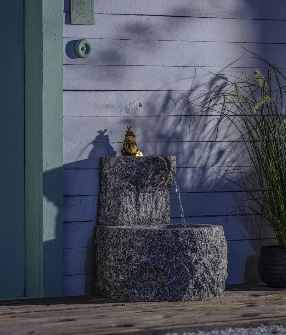 Dehner Granit-Gartenbrunnen Froschkönig, ca. Ø50/H55 cm Best