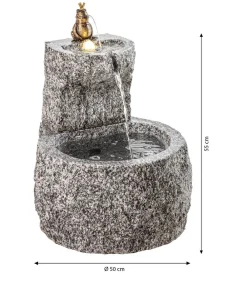 Dehner Granit-Gartenbrunnen Froschkönig, ca. Ø50/H55 cm Best