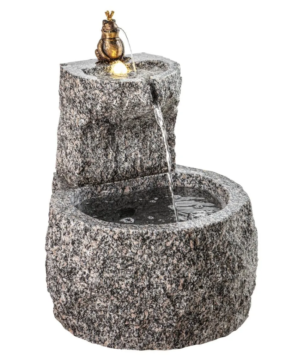 Dehner Granit-Gartenbrunnen Froschkönig, ca. Ø50/H55 cm Best