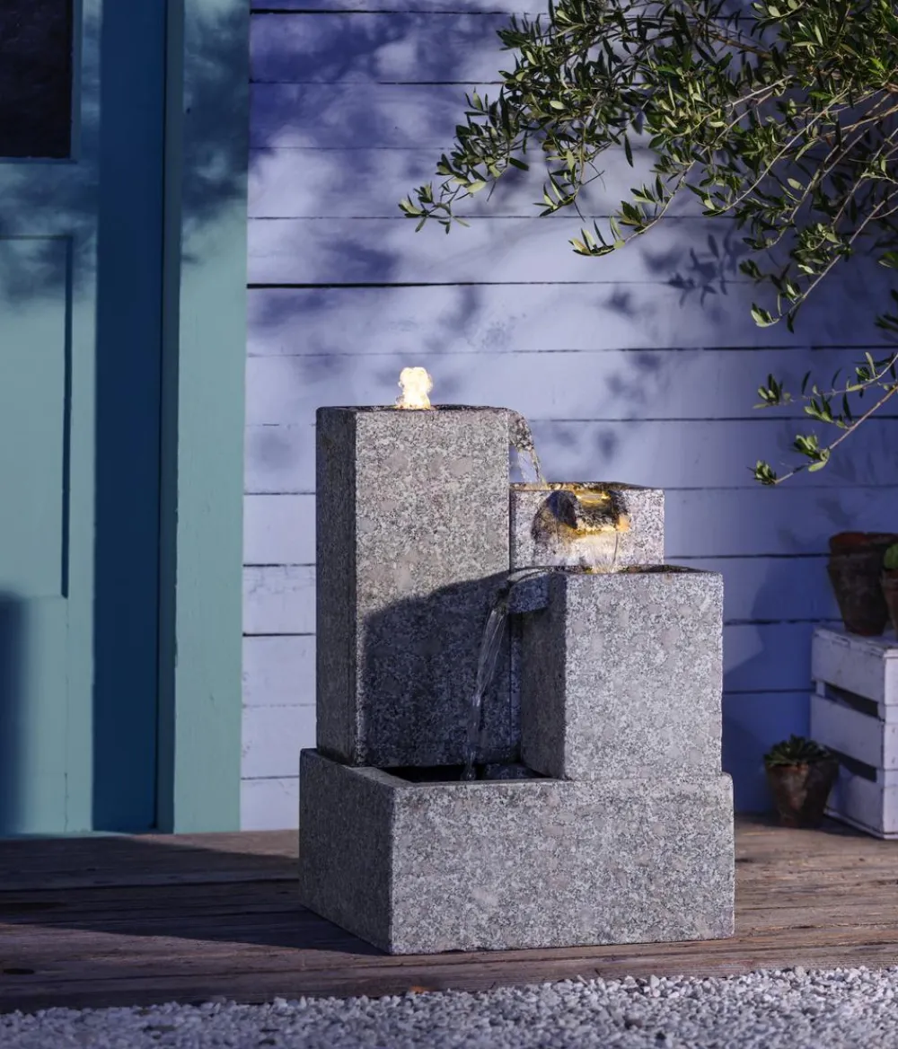 Dehner Granit-Gartenbrunnen Cascada, ca. H65 cm
