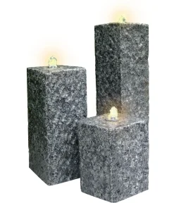 Dehner Gartenbrunnen - Granit-Gartenbrunnen Nizza, ca. H25,35,45 cm