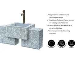 Dehner Gartenbrunnen > Granit-Gartenbrunnen Gmunden, ca. B95/H75/T45 cm