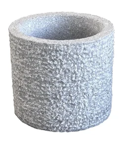 Dehner Granit-Pflanztopf, rund, Grau Outlet