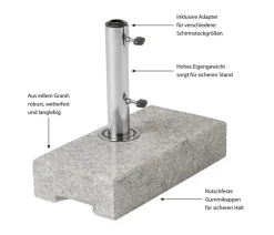 Dehner Granit-Schirmständer, 25 kg Online