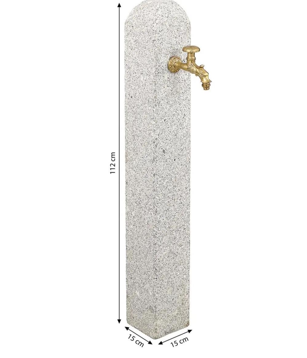 Dehner Granit-Wasserzapfsäule, ca. B15/112/T15 cm Clearance