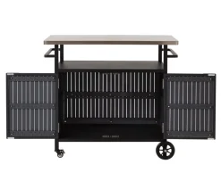 Dehner Grillzubehör - Grillwagen Alvor, ca. B107/H96/T65 cm Dunkelgrau
