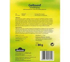 Dehner Gründüngung senf, 80 g Gelb Clearance