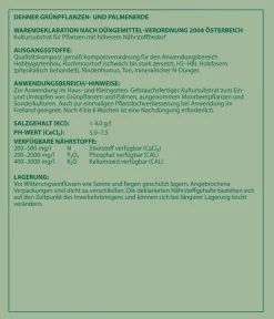 Dehner Grünpflanzen- und Palmenerde, 10 l Hot
