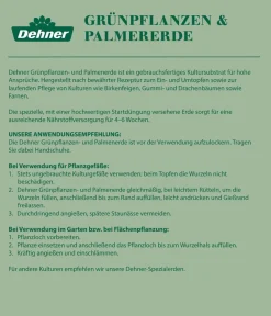 Dehner Grünpflanzen- und Palmenerde, 75 x 10 Liter New