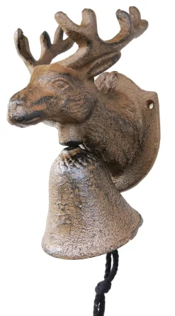 Dehner Gusseisen-Glocke Hirsch Braun Sale