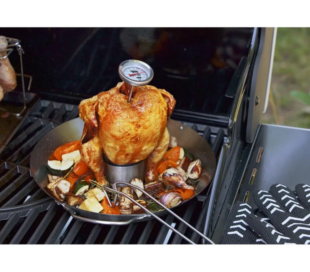 Dehner Grillrost & -Einsätze|Grillzubehör > Hähnchengrillhalter