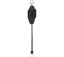 Dehner Blumenampeln & -Schalen|Mehr Blumentopfzubehör - Hängeampel-Lift mit Zughaken Grau