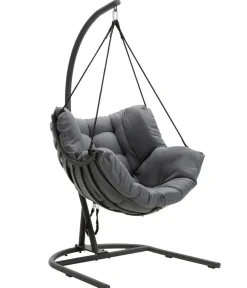 Dehner Hängesessel Chicago, ca. B110/H196/T107,5 cm Dunkelgrau Online
