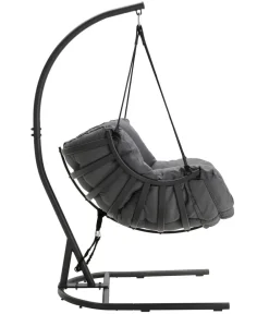 Dehner Hängesessel Chicago, ca. B110/H196/T107,5 cm Dunkelgrau Online