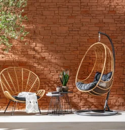 Dehner Gartenstühle Rattan|Hängestühle & -Sessel - Hängesessel Venezia