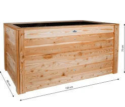 Dehner Hochbeet Gärtner, ca. B150/H75/T80 cm Hot