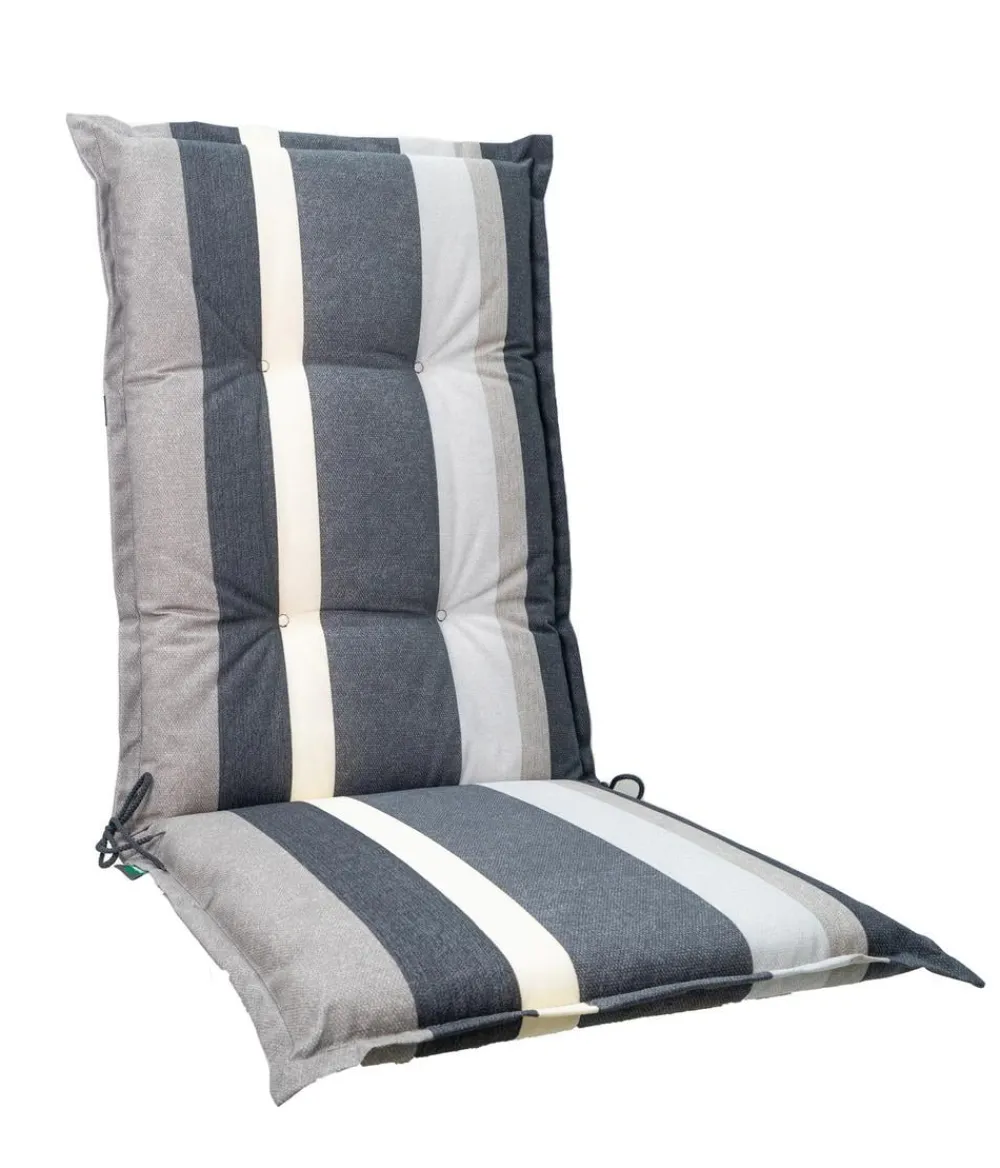 Dehner Hochlehnerauflage Ligura, ca. B50/H6/T123 cm Grau Online