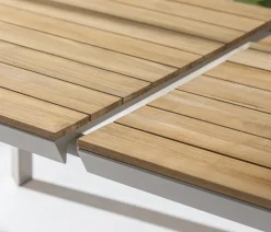 Dehner Garten-Esstische|Gartentische Holz > Holz-Ausziehtisch Cleveland, ca. B160-240/H76/T101 cm