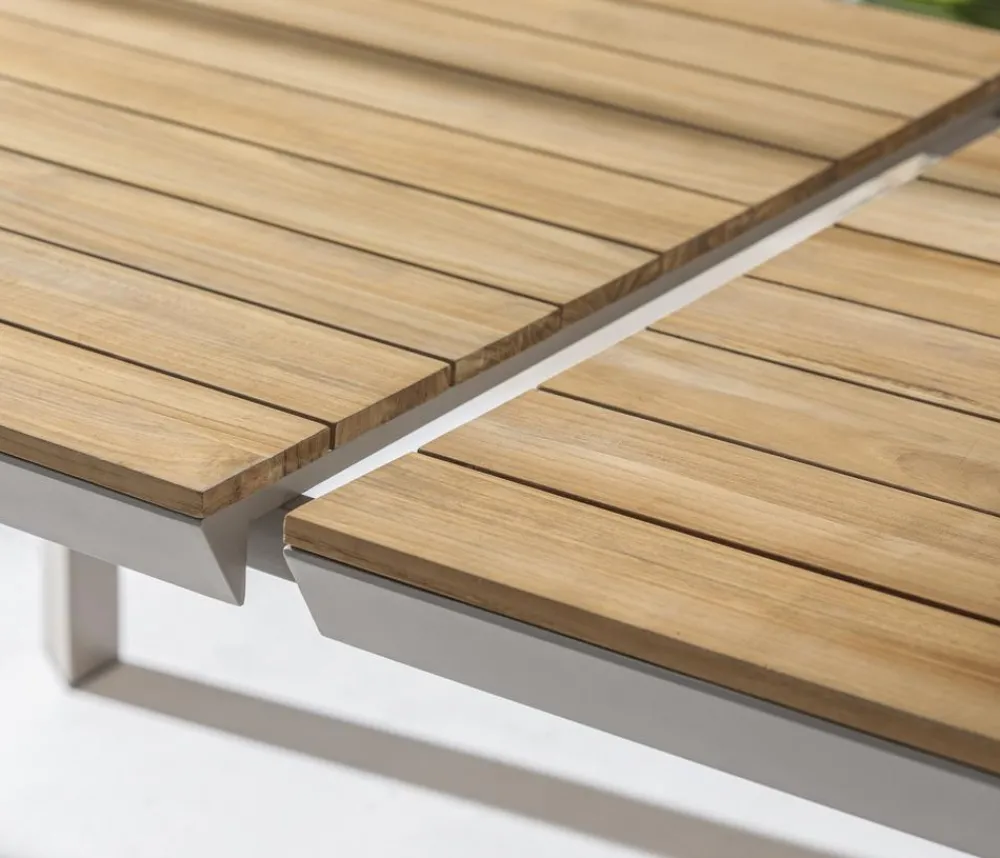 Dehner Garten-Esstische|Gartentische Holz > Holz-Ausziehtisch Cleveland, ca. B160-240/H76/T101 cm