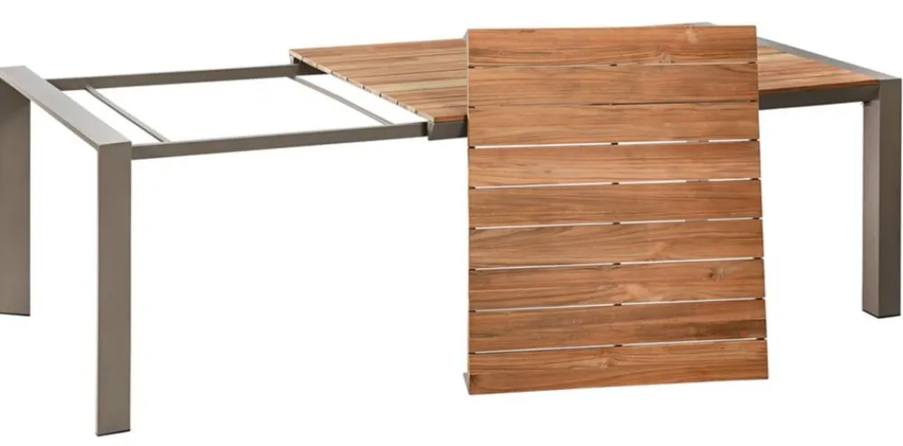 Dehner Garten-Esstische|Gartentische Holz > Holz-Ausziehtisch Cleveland, ca. B160-240/H76/T101 cm
