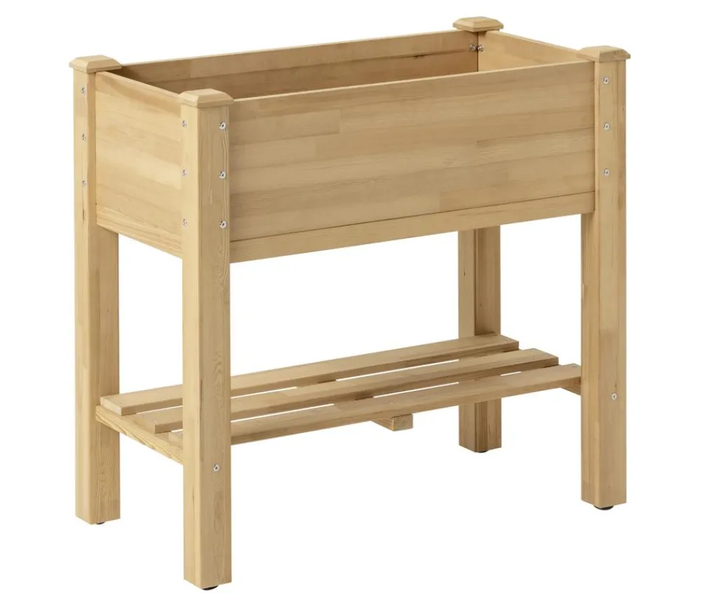 Dehner Hochbeete & Frühbeete > Holz-Balkonhochbeet Quebec, , ca. B86,5/H85/T46 cm