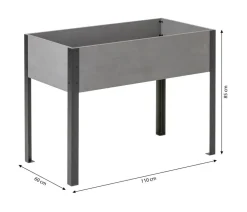 Dehner Hochbeete & Frühbeete - Holz-Hochbeet Ottawa, , ca. B110/H85/T60 cm Grau
