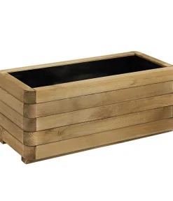 Dehner Pflanzkübel & Blumenkästen|Blumentöpfe & Übertöpfe > Holz-Pflanzkasten, ca. B90/H40/T35 cm,