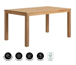 Dehner Garten-Esstische > Holztisch Havanna, ca. B150/H76/T90 cm
