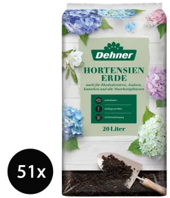 Dehner Blumenerde > Hortensienerde, 51 x 20 Liter