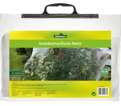 Dehner Pflanzenfolien & Ernteschutz - Insektenschutz-Netz, ca. L500/B210 cm Weiß