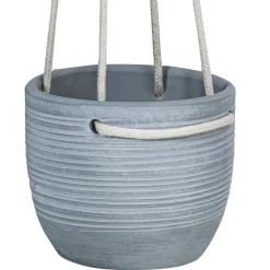 Dehner Keramik-Ampel Loucas, rund, ca. Ø14 cm Grau Online