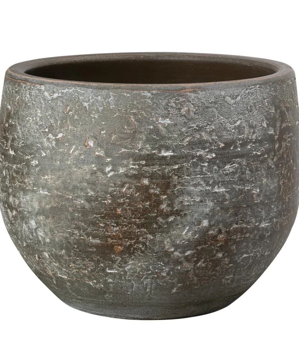 Dehner Blumentöpfe & Übertöpfe > Keramik-Übertopf Amber, bauchig,