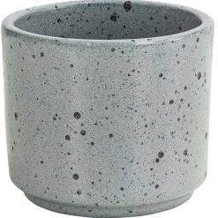 Dehner Blumentöpfe & Übertöpfe - Keramik-Übertopf Blanca, rund Grau