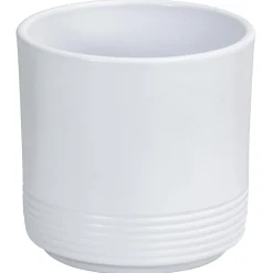 Dehner Orchideentöpfe|Blumentöpfe & Übertöpfe - Keramik-Übertopf Elara, rund, , ca. Ø12 cm Weiß