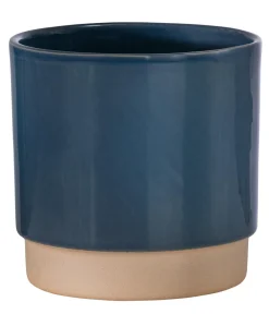 Dehner Orchideentöpfe|Blumentöpfe & Übertöpfe > Keramik-Übertopf Eno, rund, glänzend