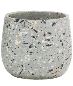 Dehner Blumentöpfe & Übertöpfe - Keramik-Übertopf Konfetti, bauchig, /, ca. Ø15 cm