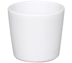 Dehner Blumentöpfe & Übertöpfe - Keramik-Übertopf, konisch, ca. Ø7 cm Weiß