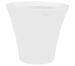 Dehner Orchideentöpfe|Blumentöpfe & Übertöpfe - Keramik-Übertopf Tina, konisch, , ca. Ø16 cm Weiß