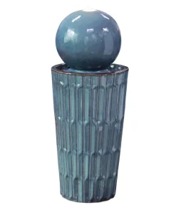Dehner Gartenbrunnen > Keramik-Gartenbrunnen Altona, solarfähig, ca. H72,5 cm