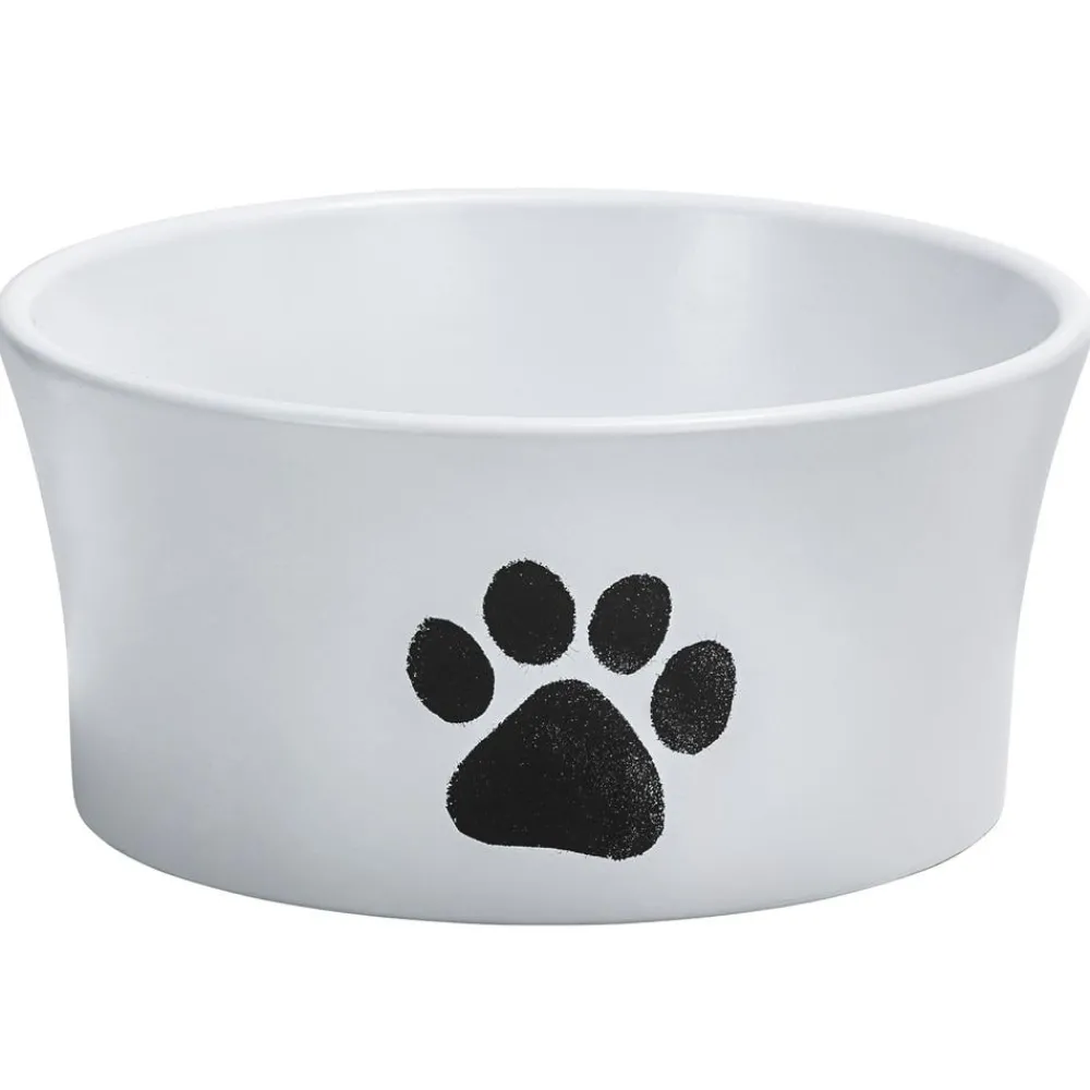 Dehner Blumenampeln & -Schalen|Blumentöpfe & Übertöpfe - Keramik-Schale Paw, konisch, , ca. Ø20 cm Weiß