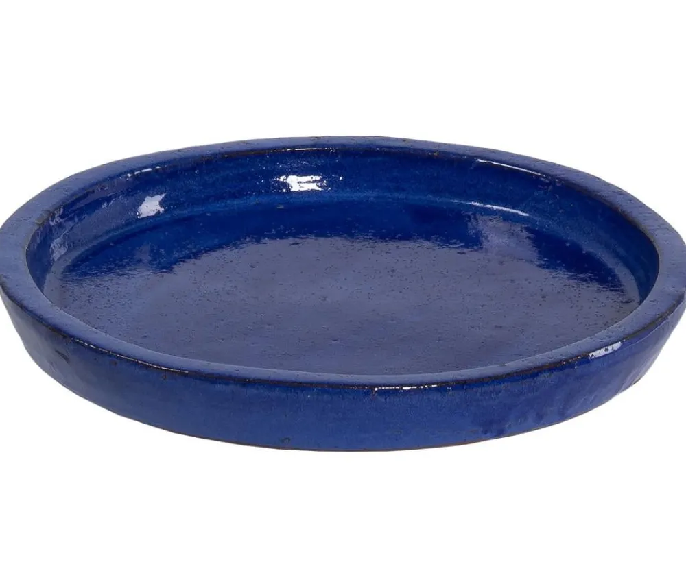 Dehner Keramik-Untersetzer, rund Dunkelblau Best