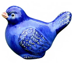 Dehner Gartenzwerge & Gartenfiguren > Keramik-Vogel, glasiert, 11 x 6 x 7 cm
