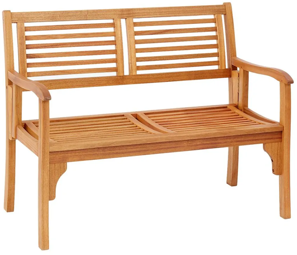 Dehner Klappbank Douglas, 2-Sitzer Hellbraun Best