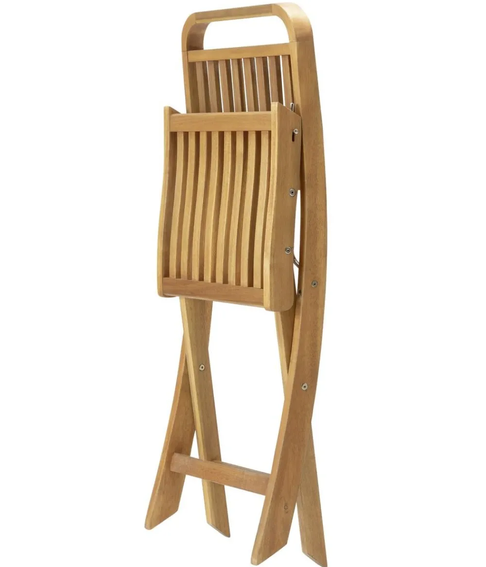 Dehner Balkonstühle|Gartenstühle Holz > Klappstuhl Lima, ca. B42/H86/T59 cm