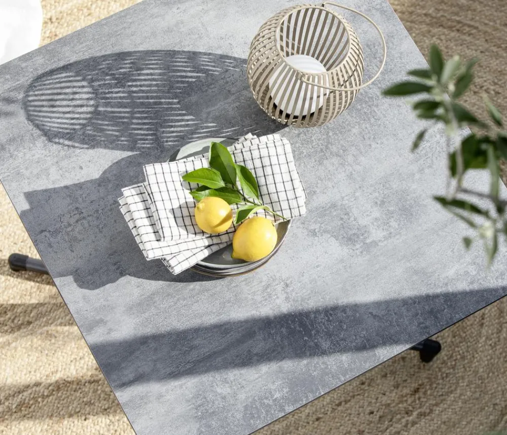 Dehner Klapptisch Capri, eckig Grau New