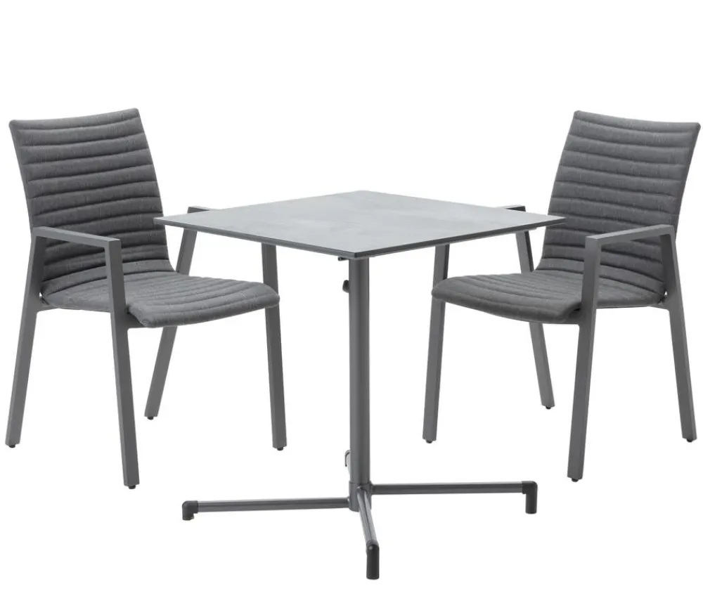 Dehner Klapptisch Capri, eckig Grau New
