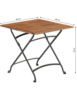 Dehner Garten-Esstische|Balkonmöbel Holz > Klapptisch Tegernsee
