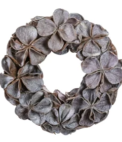 Dehner Kränze & Pflanzendeko - Kranz Landlotus, ca. Ø38 cm Natur