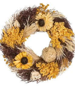 Dehner Kränze & Pflanzendeko > Kranz Sunflower, ca. Ø25 cm