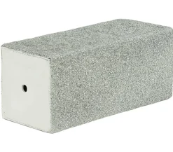 Dehner Blumentöpfe & Übertöpfe > Kunststein-Pflanzvase Rock, quadratisch, grau